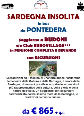 SARDEGNA INSOLITA DA PONTEDERA 