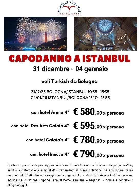Capodanno a ISTANBUL