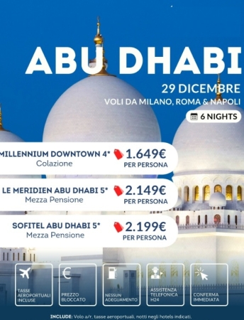 CAPODANNO AD ABU DHABI ! Mondo