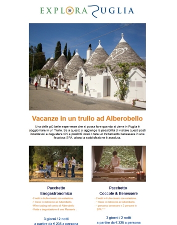 PUGLIA IN UN TRULLO Italia