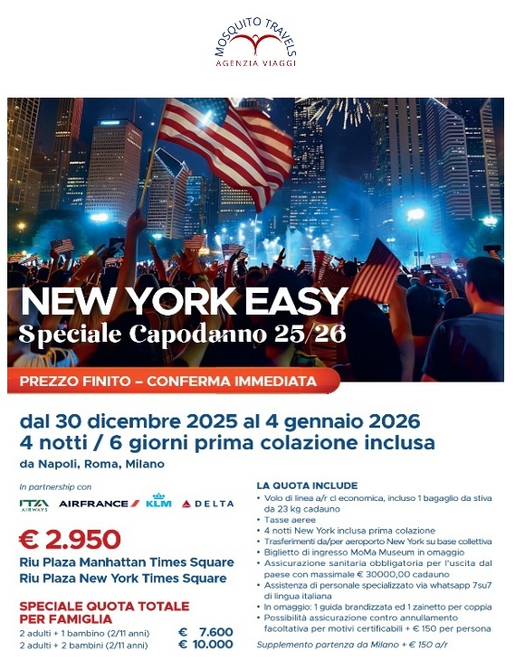 CAPODANNO A NEW YORK