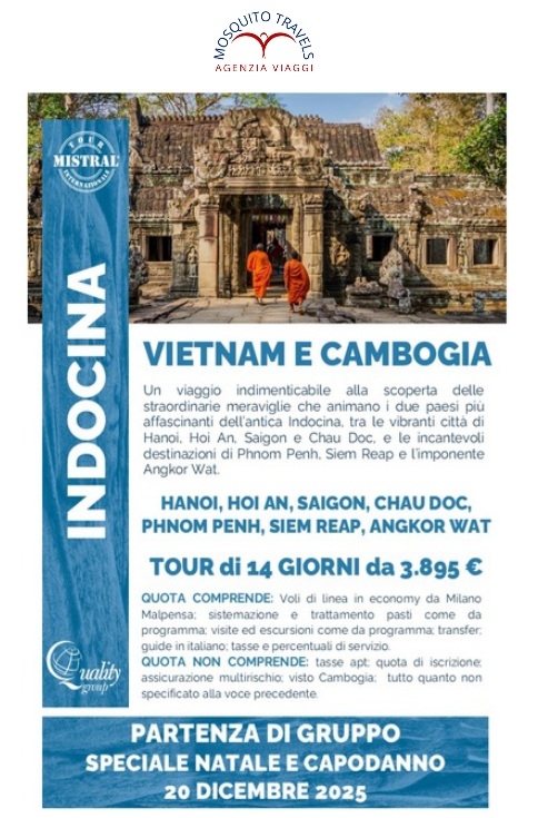 VIETNAM E CAMBOGIA - NATALE E CAPODANNO
