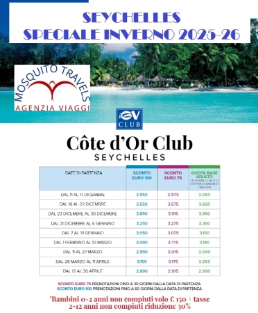 SEYCHELLES INVERNO Mondo