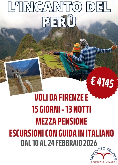 L'INCANTO DEL PERU CON ACCOMPAGNATORE DALL'ITALIA!