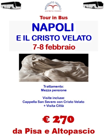 NAPOLI E IL CRISTO VELATO IN BUS Italia