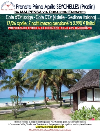 SEYCHELLES- SPECIALE PRENOTA PRIMA! Mondo