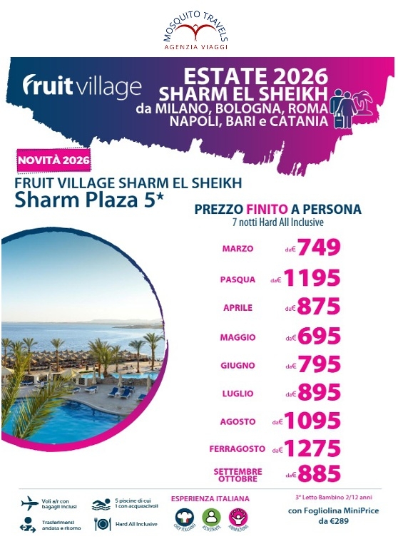 SHARM IN PROMO!