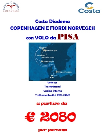 CROCIERA FIORDI NORVEGESI DA PISA! Crociere