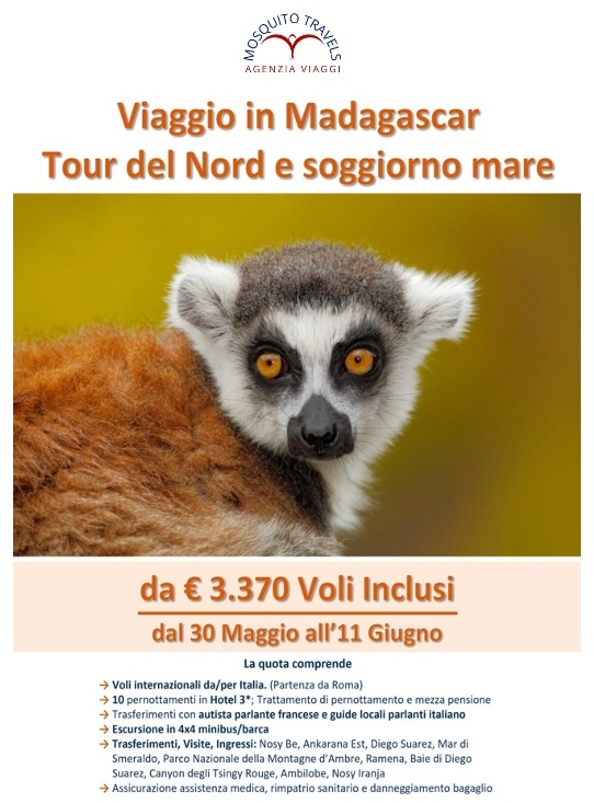 MADAGASCAR - Tour del nord e soggiorno mare