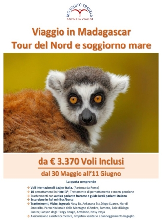 MADAGASCAR - Tour del nord e soggiorno mare 