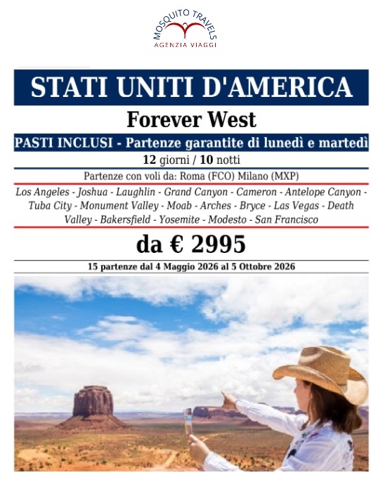 Speciale USA - FOREVER WEST
