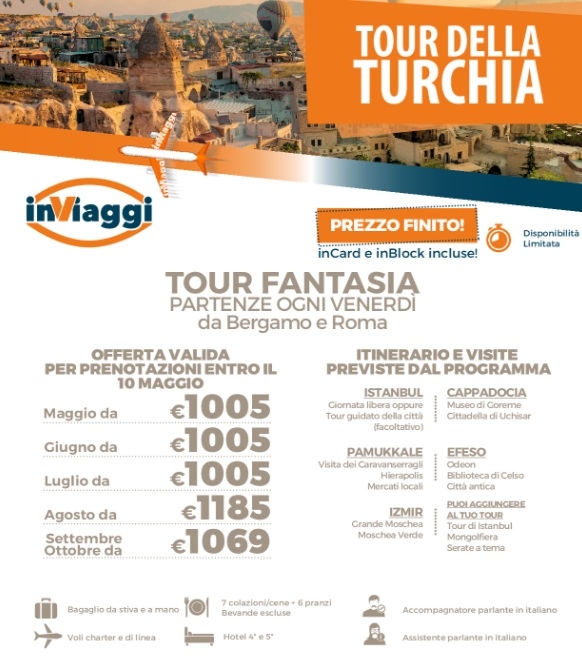 TOUR DELLA TURCHIA ESTATE 2026