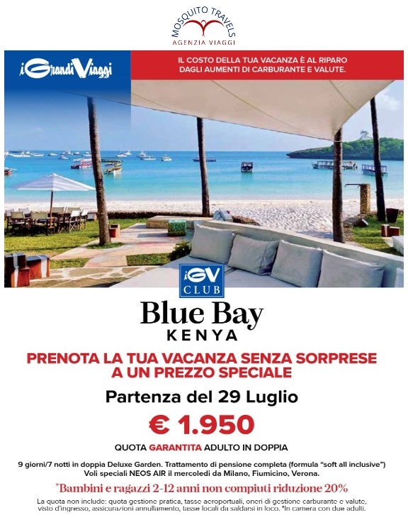KENYA IGV... SPECIALE 29 LUGLIO!
