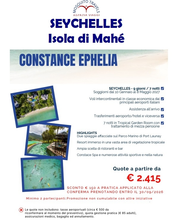 SEYCHELLES - ISOLA DI MAHE