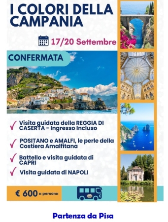 CAMPANIA IN BUS DA PISA E MONTECATINI Italia